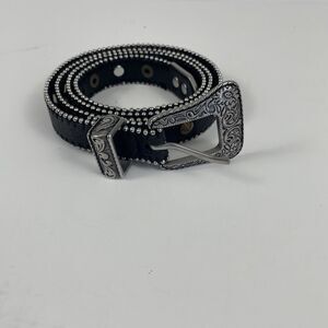 Topshop Star Studded Western Skinny Belt XS/S